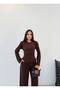 Women's Crew Neck Back-Tie Double Pants Set - 6