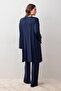 Long Sleeve Lycra Viscose Maternity Dressing Gown Pajama Set - 5