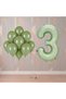 Bal10 3 Year Old Green Themed Birthday Party Set