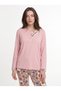 Women's Long Sleeved Viscose Pajama Set