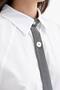 Women's 100% Cotton Tie Detailed Design Crop Shirt - 6