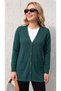 Stone-Embellished Steel Knitted Tricot Women's Jacket