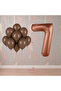Rönesans 7 Year Old Brown Themed Birthday Party Set