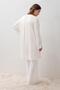 Long Sleeve Lycra Viscose Maternity Dressing Gown Pajama Set - 5