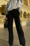 Girls' 100% Cotton Denim High Waist Wide Leg Jeans - 4