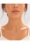 Colorful Fan Earrings Gold Detailed Pastel Multicolor Women's Earrings - 6