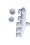 5-Head Landscape Garden Field Lawn Irrigation Head High Pressure Water Sprayer Hose Apparatus (K0) - 3