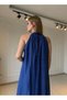 Lace Collar Detailed Maxi Dress - 5