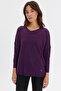 Women's V-Neck Low-Sleeve Slit Wool Sweater O.Mor - 5