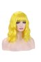 Blonde color long wavy party wig (k0) - 2