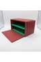 Container Garage for 8 Vehicles - 1:64 Diecast Compatible Display Box with Opening Doors - 2