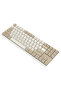 GD87 87 Keys Dual-Mode Wireless RGB Mechanical Gaming Keyboard, Yellow Switch, 1200mAh, Milky Brown - 3