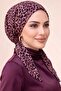 قبعة وشاح عملية بنقشة الفهد
