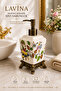 Lavina Ceramic Liquid Soap Dispenser, Cream, Spring, Bronze Footed 470 ml - 2