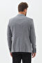 Gedson Men's Black-Grey Linen Look Slim Fit Slim-Fit Spring-Summer Sports Blazer Jacket - 7