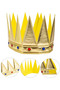 Gold Color Eva Soft King Royal Crown Adult Child Compatible 55 cm (K0)