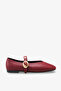 Cypiras Women's Ballerinas - Burgundy