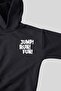 Children's "Jump Run Fun" Printed Hooded Pocket Sweatshirt Set - 3