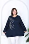 Women's Stone Printed Plus Size Tunic - 2
