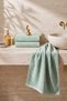 Green Natural Color 3-Piece 100% Cotton Towel Set 50X90 - 7