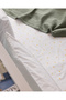 Mathilda Single 100% Cotton Flat Sheet Pique Set - Khaki - 7