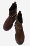 Harvolime Women's Genuine Leather Boots Brown Suede - 4