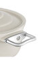 Vincenzo Cast Aluminum Deep Pot - Gray/Beige - 20 cm - 2