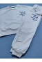 Boy's Seasonal 2-Yarn Cotton Think It over Printed Tracksuit Set 2-6 Years - 5