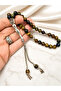 Gift for Brother, Tiger's Eye Stone Prayer Beads with Wooden Box with Letters - 3