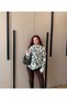 Leopard Patterned Sweater with Fringe - 4