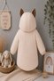 New Season Cute Gazelle Figured Hooded Plush Fur Zippered Thick Winter Inflatable Children's Coat-Coat - 3