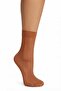20 Pack Bronze Color (38) 20 Den Thin Women's Socks & Special Design Sleep Band as a Gift - 3