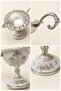 6-Piece Silver Plated Coffee Side Serving Set Small Size - 2