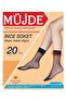 20 Pack Mink Color (86) 20 Den Thin Women's Socks & Special Design Sleep Band as a Gift - 5