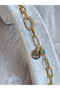 Stainless Steel Evil Eye Beaded Tree of Life Chain Bracelet - 2