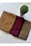 Hijab Cotton Thin Soft Textured Zig Zag Pattern Jacquard Shawl Set of 3 and Makeup Mirror - 2