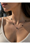 Mini Clover Model Women's Stainless Steel Necklace - Does Not Tarnish Double-Sided