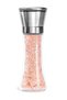 1 Piece Salt and Pepper Mill 19 cm – Glass Body with Chrome Cover Spice Grinder Set