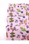 Pink with Colorful Patterned Elastane Stretch Cotton Satin Woven Fabric for Dresses & Skirts Width: 14 - 7