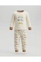Printed Crew Neck Pajama Sets