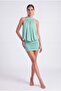 Backless Mini Natalya Dress Turquoise - 5