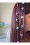 8 Pieces of Flower Figured Hair Earrings Hair Ornament Clips - 2