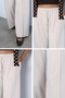 Stone Women's Elastic Waist Palazzo Sweatpants - 5