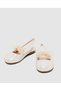 Embellished Slip-On Round Toe Slingback Sandals - 2