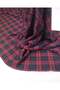 Red Black Plaid Jacquard Knitted Fabric for Cardigans & Sweaters Width: 140cm
