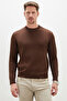 Corded Crew Neck Knitwear Sweater - 2