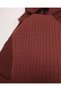 Coffee Color Flexible Soft Camisole Knitwear Knitted Fabric Cardigan & Sweater Length: 125cm - 5