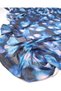 Black with Blue and Pink Tie-Dye Pattern, Flexible Soft Mesh Fabric for Dresses & Blouses, Width: 160cm