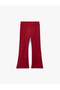 Elastic Waist Viscose Blended Spanish Leggings - 5