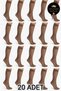20-Pack Mink Color (86) 20 Den Thin Below-Knee Women's Socks + Special Manufactured Sleep Band Gift-Advantageous Set